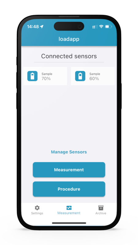 real time force measurement by loadapp - novel.de
