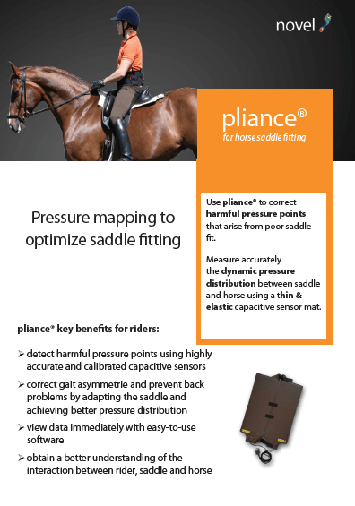 horse rider pressure mapping