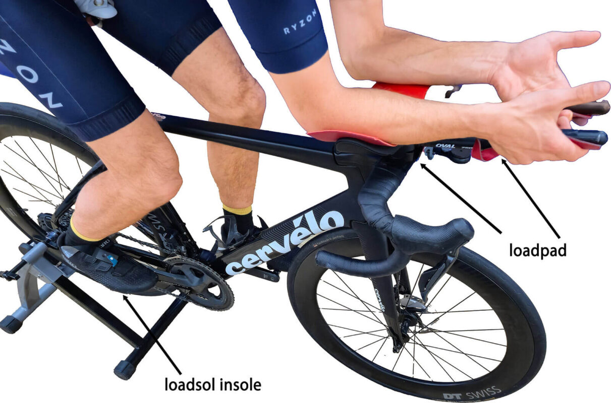 bike fitting with precise pressure and force sensors